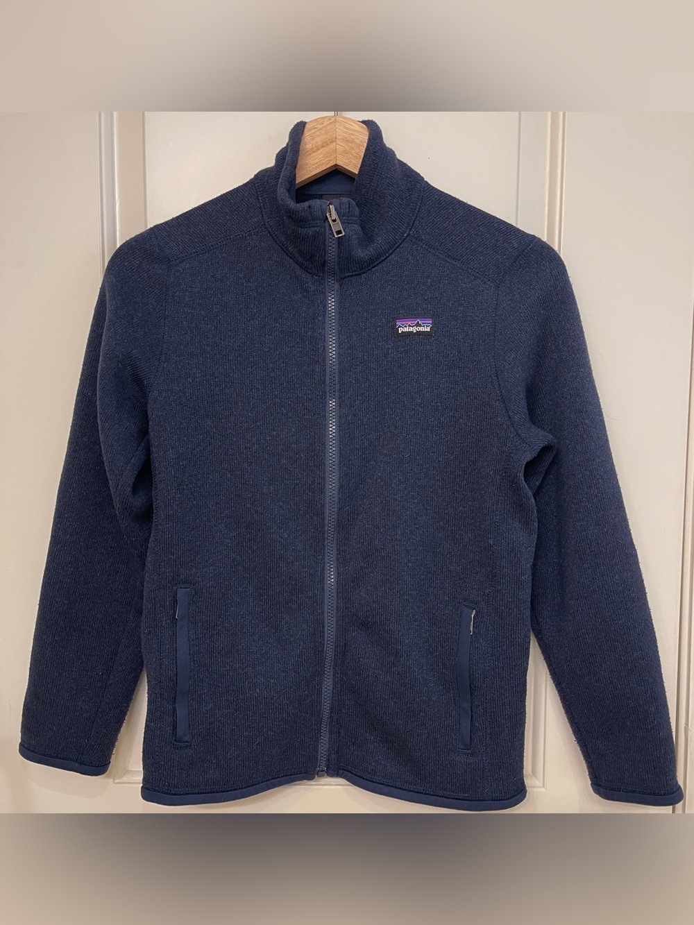 Patagonia Kids Navy Full‑Zip Fleece Jacket
